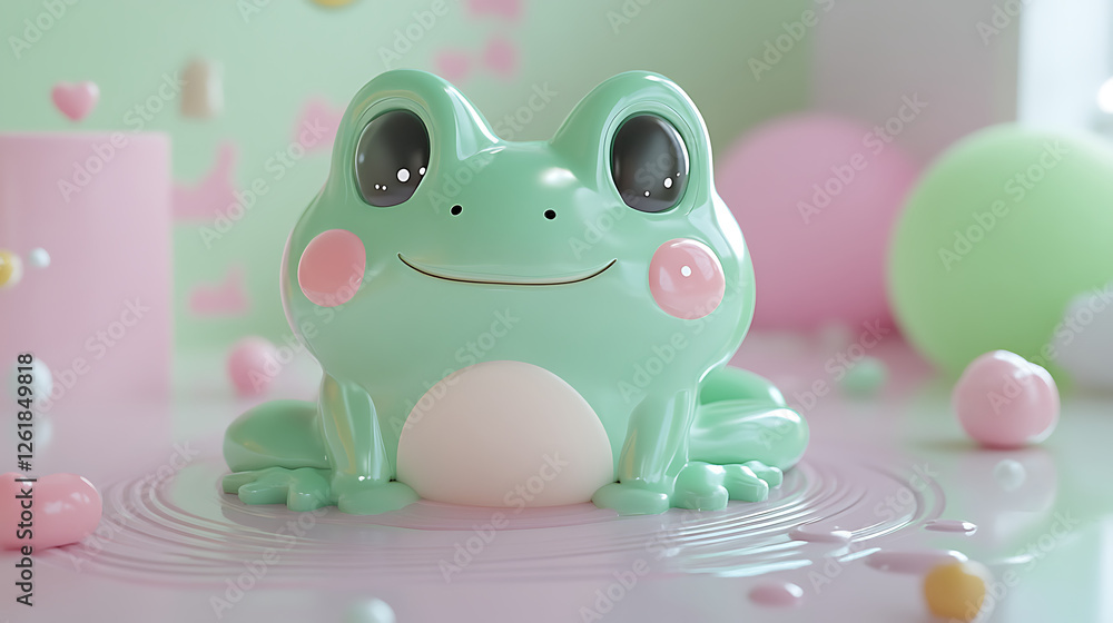 Cute Frog 3D Cute Frog 3D