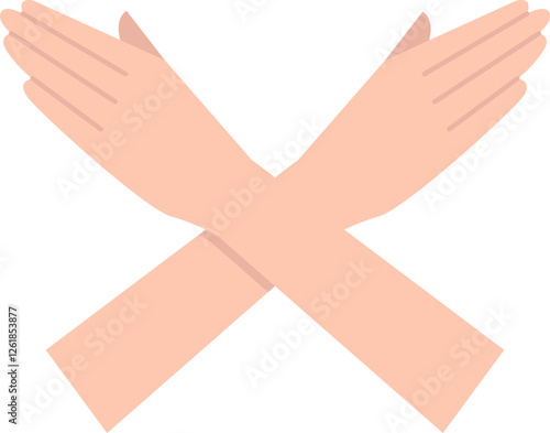 Crossed Arms Stop Gesture