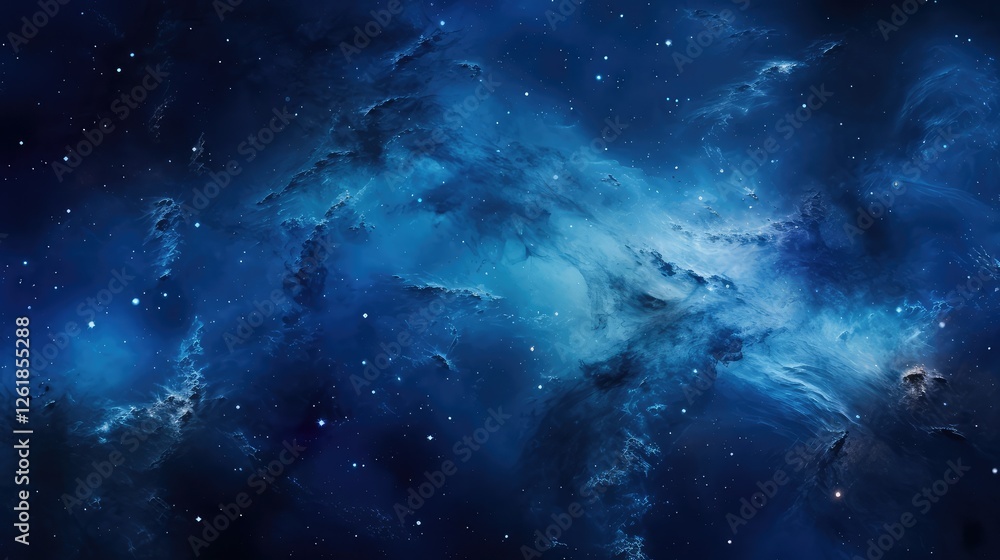 Fototapeta premium stars dark blue galaxy