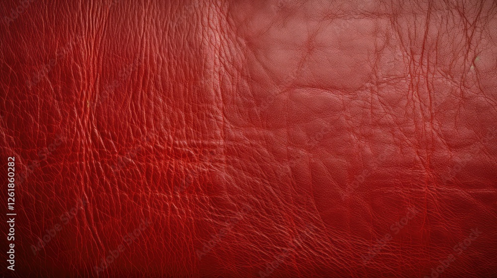 Fototapeta premium distressed red leather texture