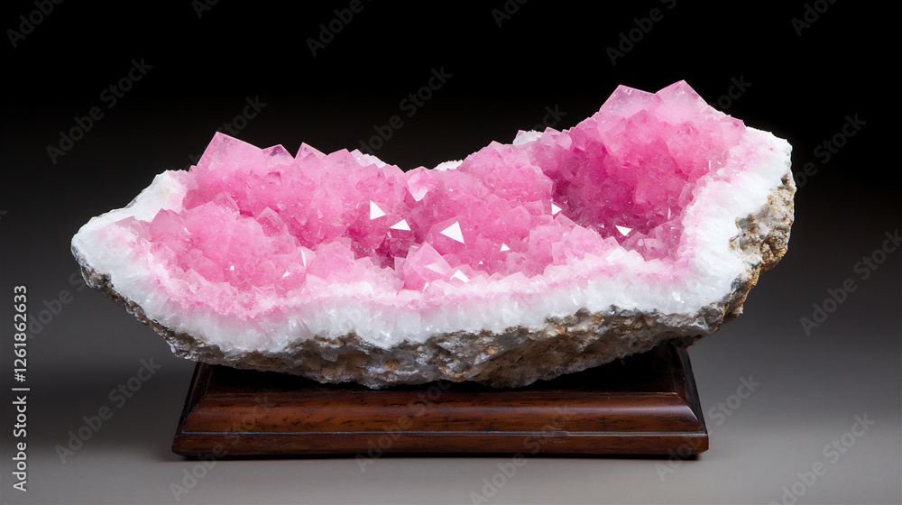  rhodochrosite's pink and white bands