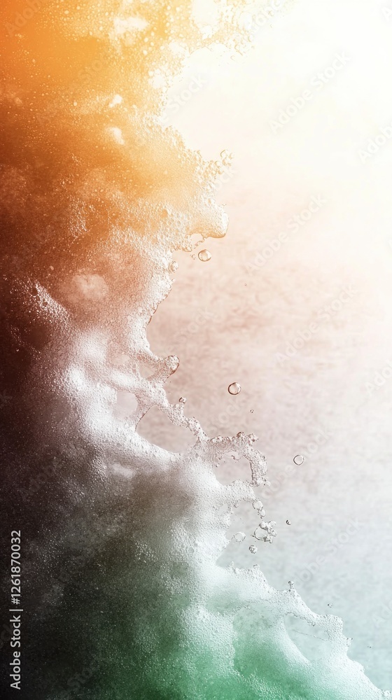 Fototapeta premium Abstract Ocean Waves Texture Background Image