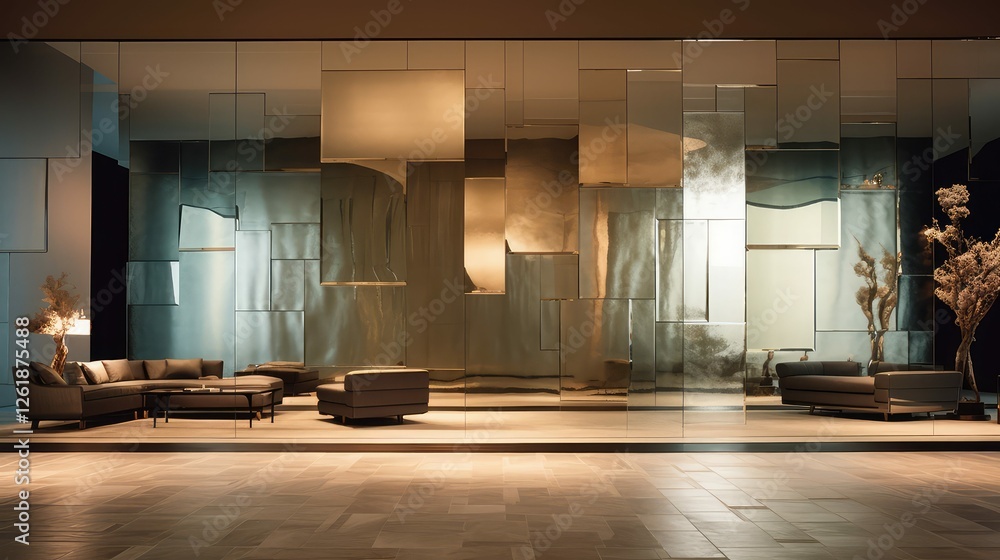 Fototapeta premium reception standoff wall