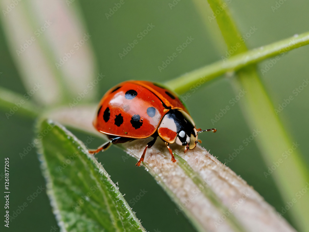 Obraz premium ladybug in the bush