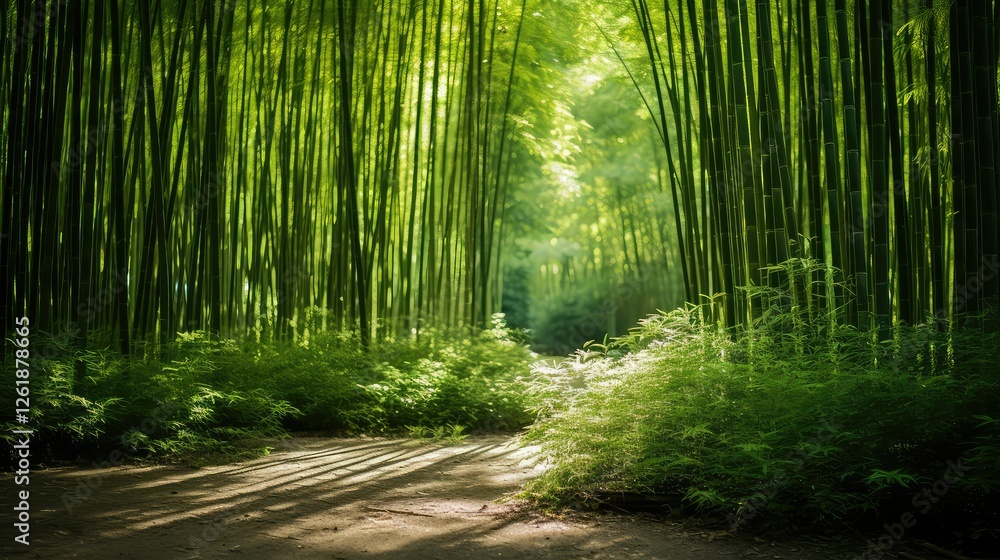 Obraz premium japan bamboo grove