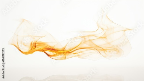 heat flames white background photo