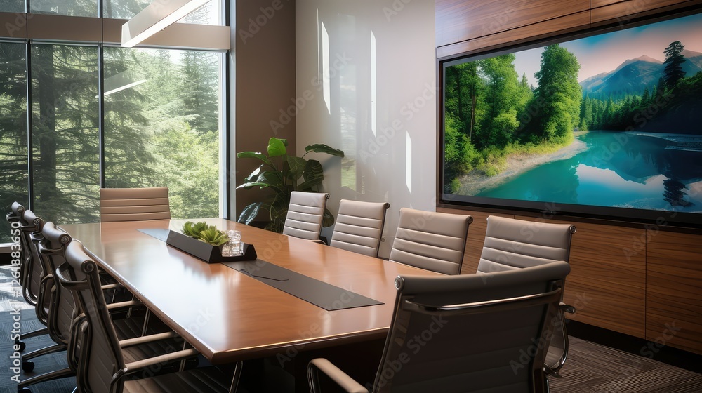 Obraz premium presentation administrative office