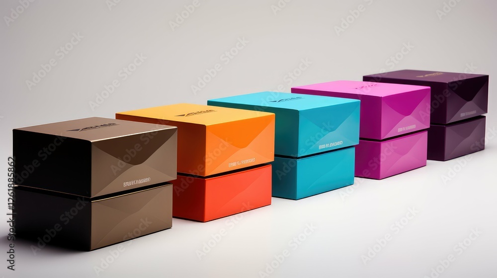 Obraz premium layout dieline box