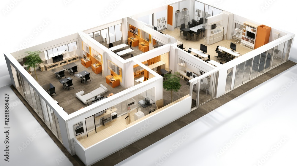 adaptable office floorplan adaptable office floorplan