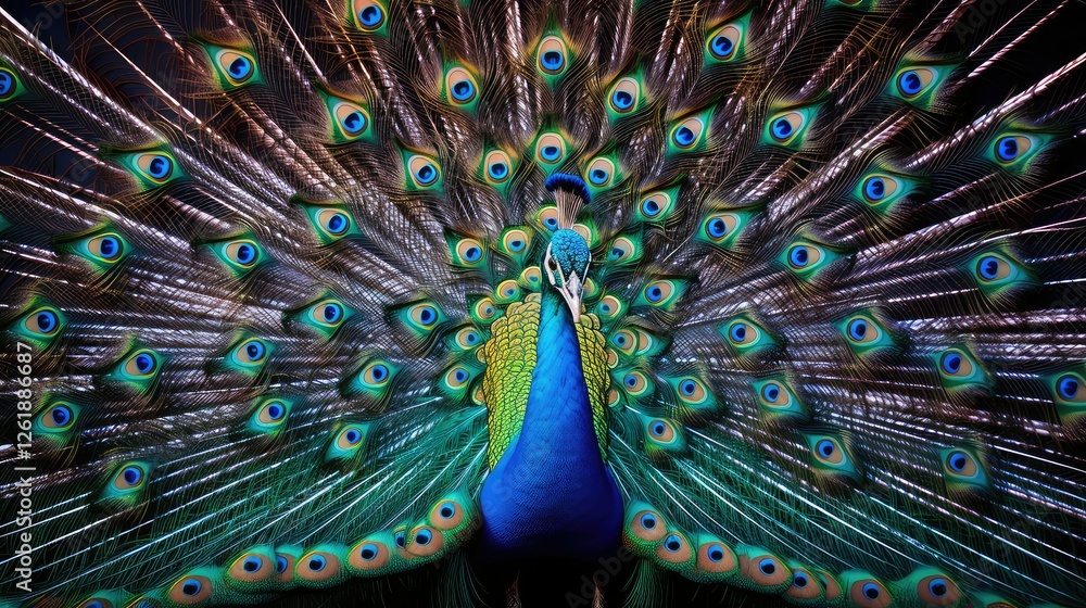 Obraz premium display blue radiance