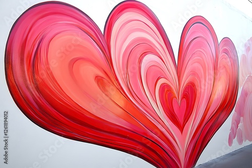 heart shaped eels like in love for valentines day