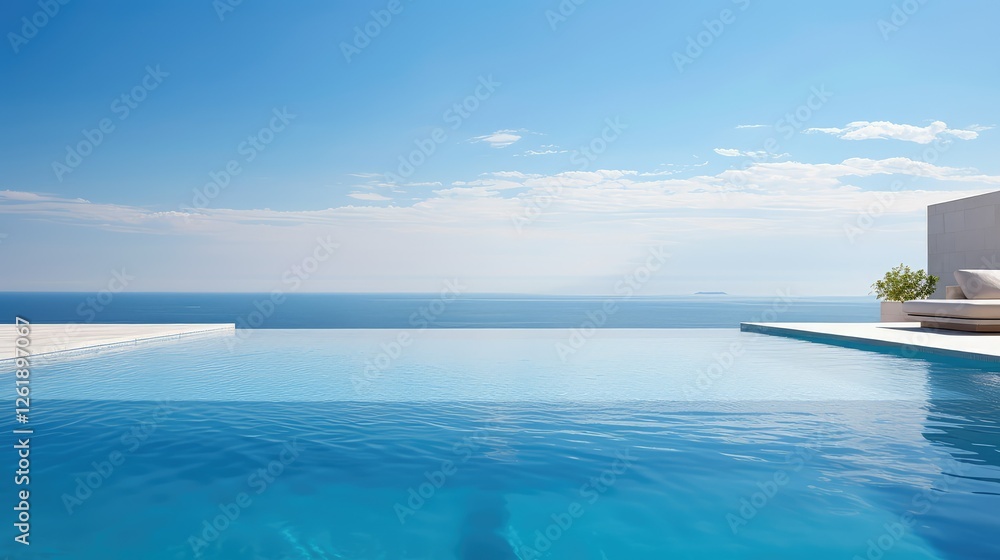 Obraz premium seamless swimming pool water background