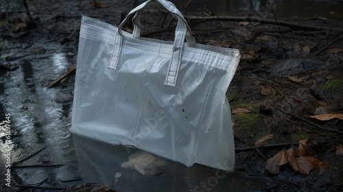 environment white plastic bag photo