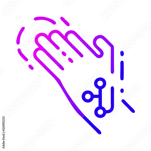 Cybernetic hand with digital interface