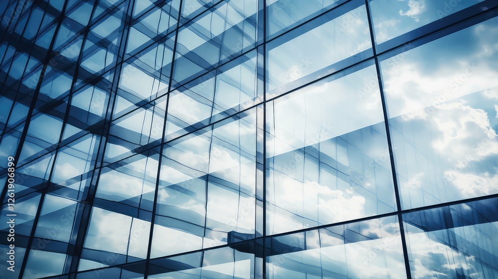 reflection office building glass reflection office building glass