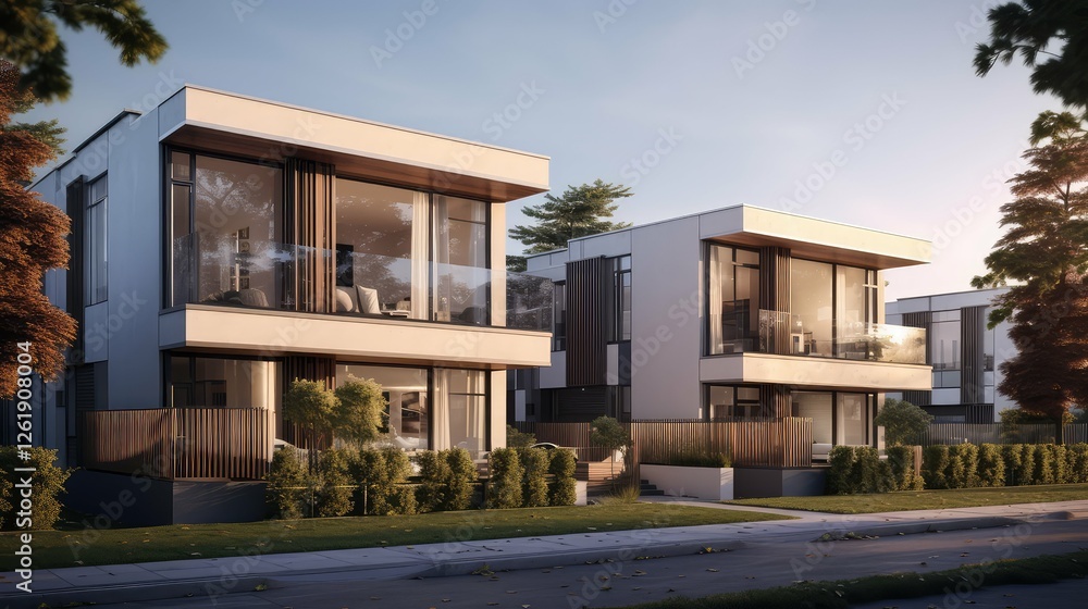 Fototapeta premium stylish house coming soon
