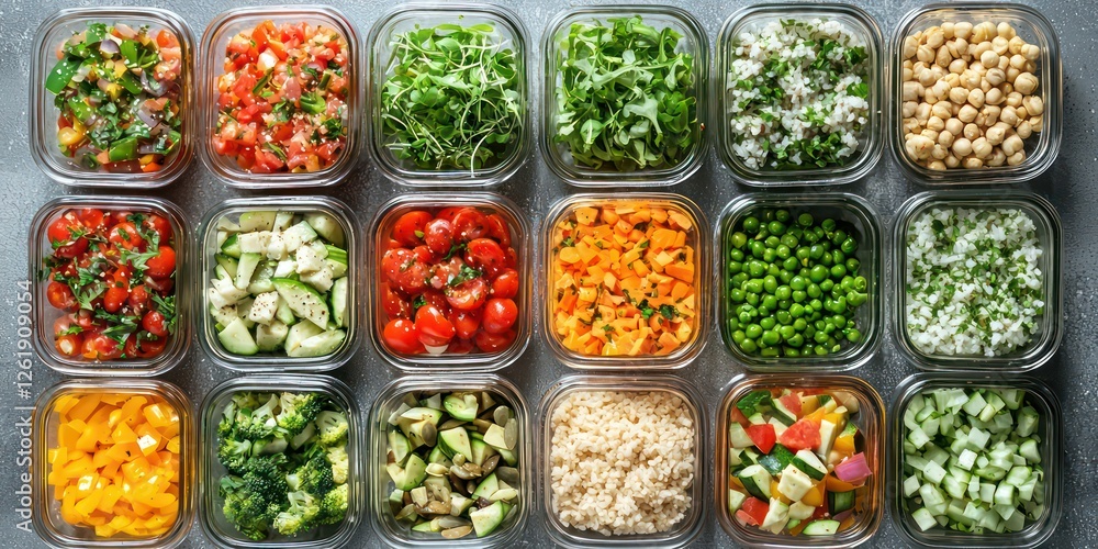 Plant-based meal preparations Plant-based meal preparations
