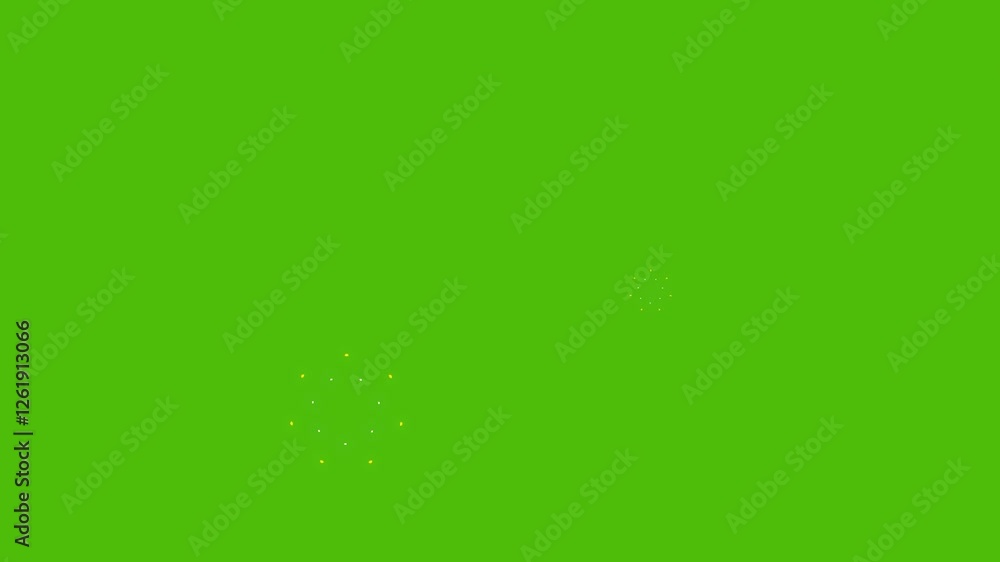 Graphic shape firework element line blast on green screen background Graphic shape firework element line blast on green screen background