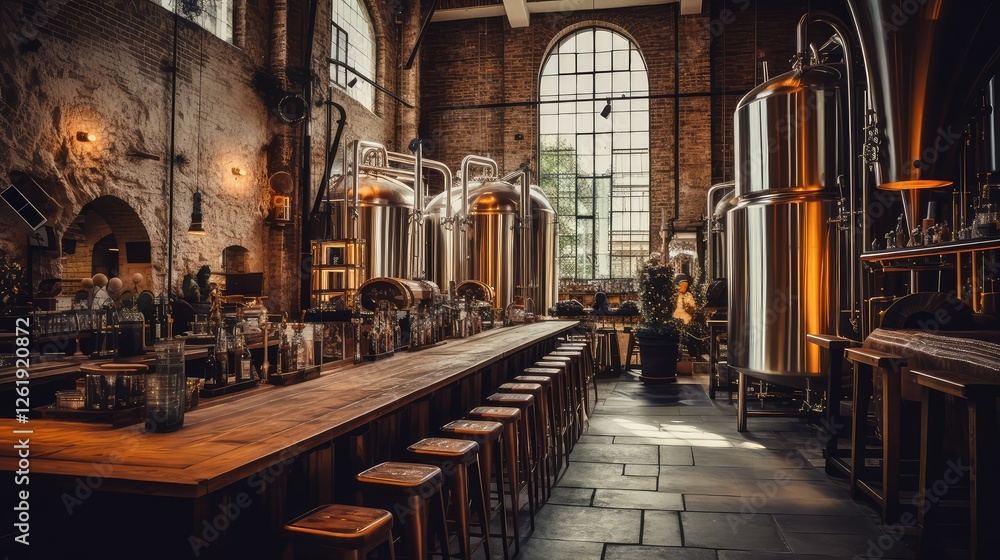 Fototapeta premium exposed vintage craft beer