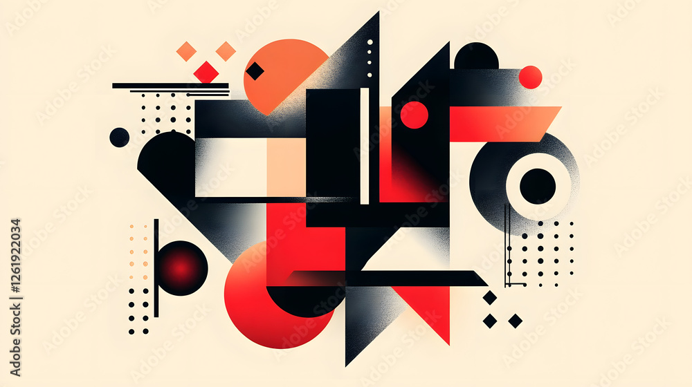 Dynamic abstract geometric composition featuring shapes and colors digital art modern environment artistic viewpoint creativity Dynamic abstract geometric composition featuring shapes and colors digital art modern environment artistic viewpoint creativity