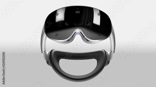 Innovative XR Device – Next-Generation Virtual Reality and Augmented Reality Technology vector design