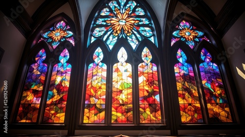 church windows in house photo