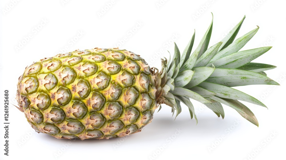 Pineapple Delight on Bright Canvas Pineapple Delight on Bright Canvas