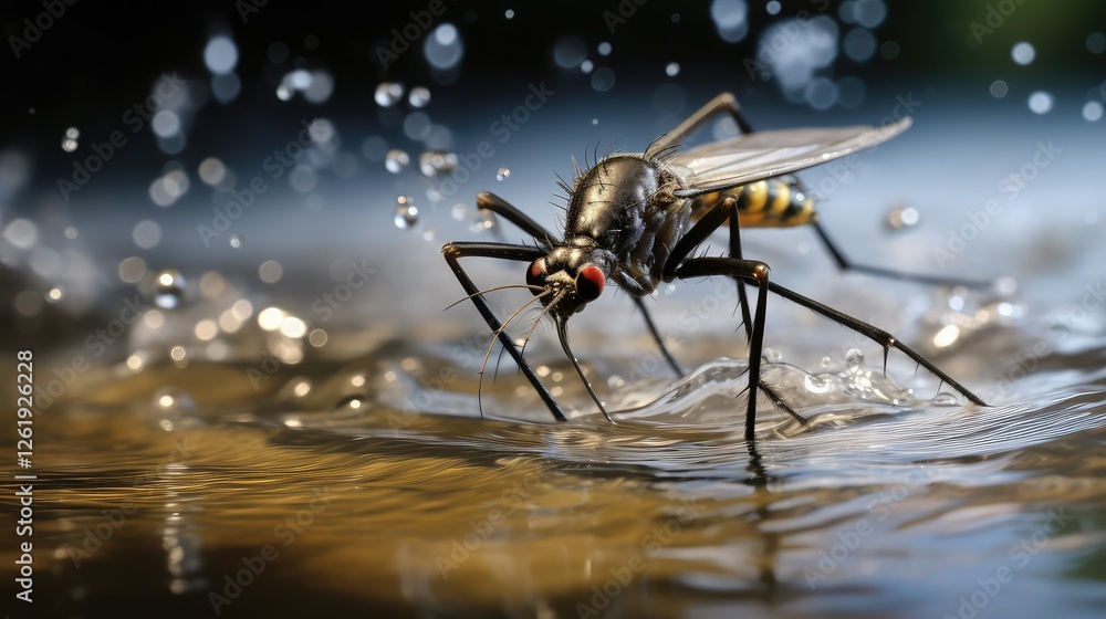 Fototapeta premium surface water strider