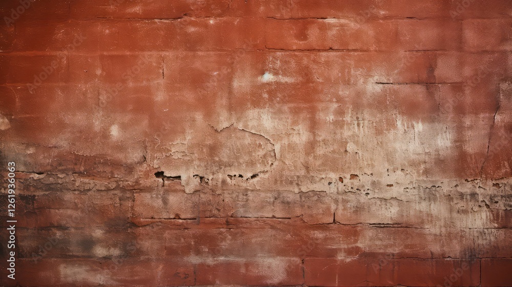 Fototapeta premium character red wall texture