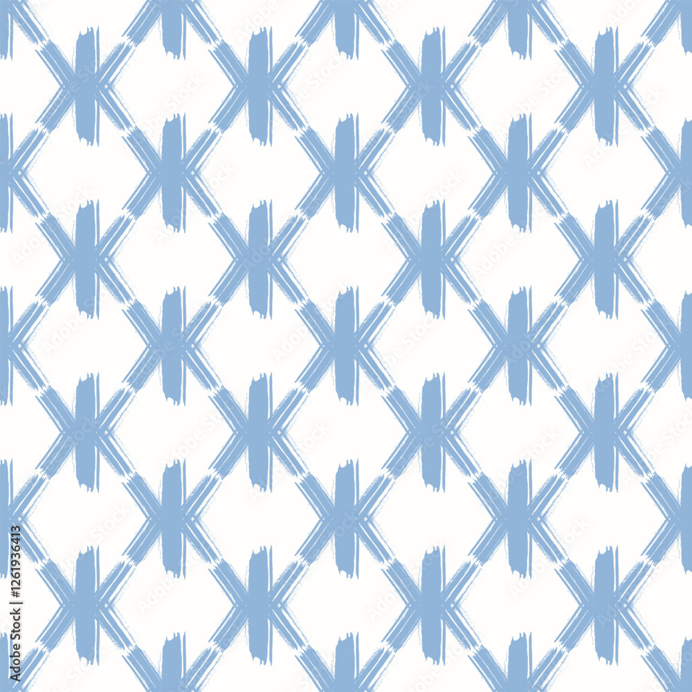 Seamless pattern featuring hand-drawn brush strokes in blue ink. Modern graphic design. Abstract wallpaper. Seamless pattern featuring hand-drawn brush strokes in blue ink. Modern graphic design. Abstract wallpaper.