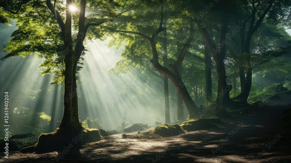 Obraz premium ethereal cloud tree