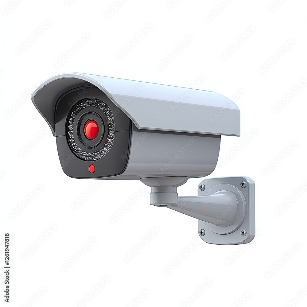 Isolated security camera on white background Isolated security camera on white background
