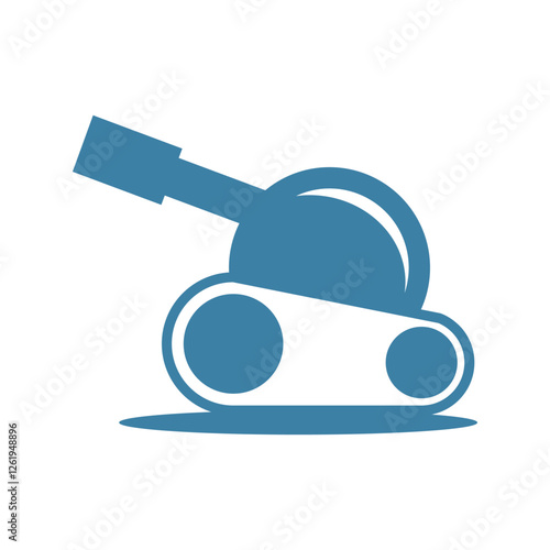 Fire tank logo icon design