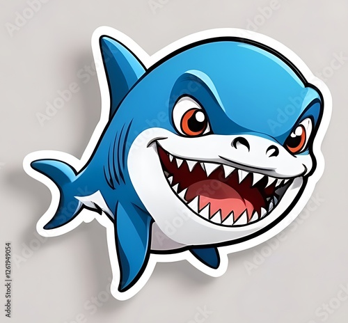 shark cartoon character