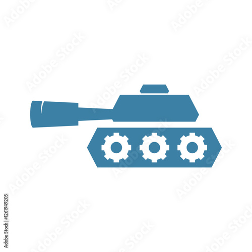 Fire tank logo icon design