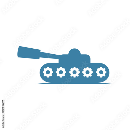 Fire tank logo icon design