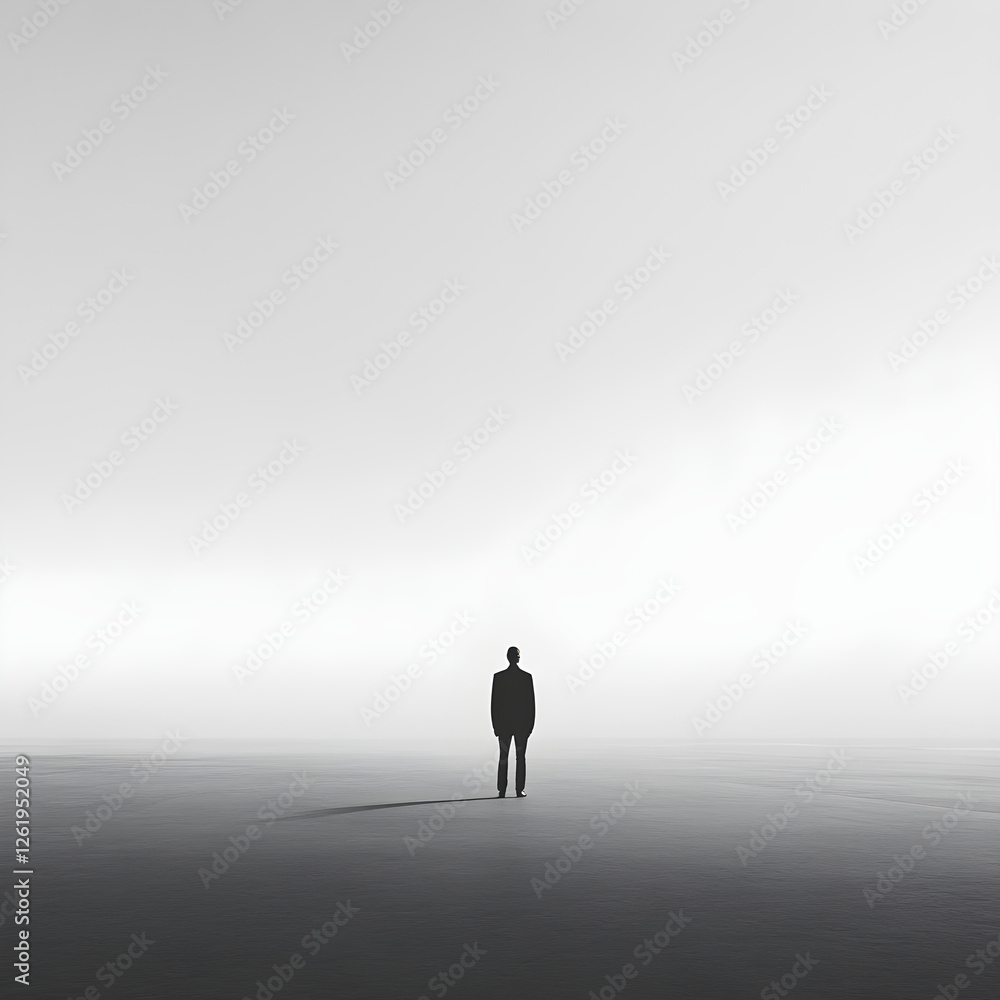 Ethereal Silhouette: A Dance with Light and Shade in Monochrome Ambience Ethereal Silhouette: A Dance with Light and Shade in Monochrome Ambience