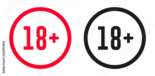 over 18+ adult sign