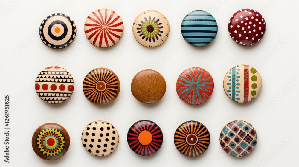 board wooden button magnet board wooden button magnet