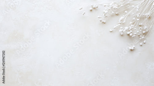 White Gypsophila Flatlay: D...