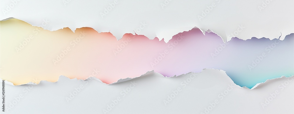 Fototapeta premium torn paper sheet