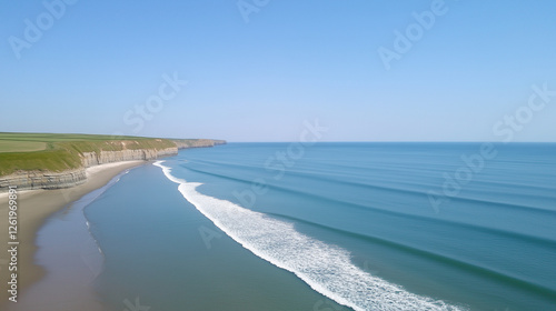 Coastal Serenity: An aerial...