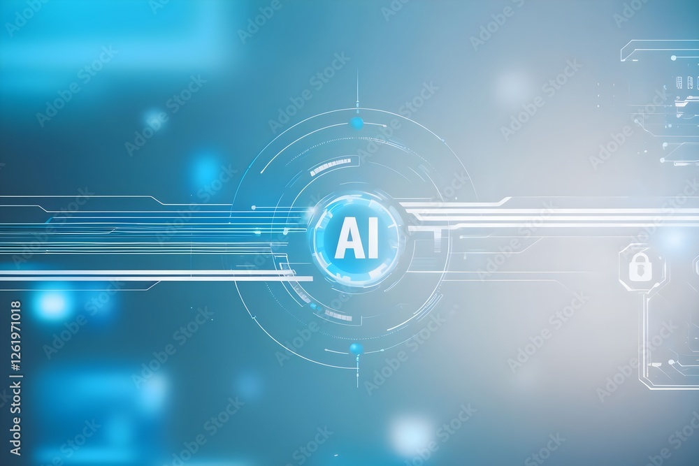 Obraz premium AI Technology Interface