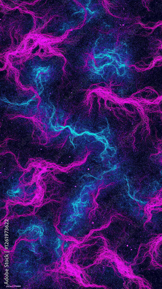 Fototapeta premium abstract background with chaotic pink and blue patterns