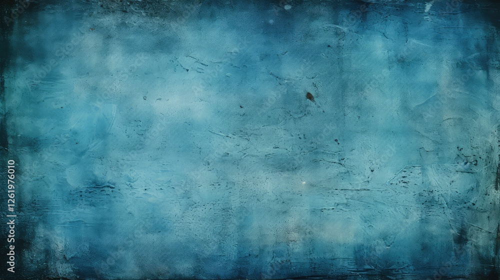 Obraz premium creased blue grunge texture