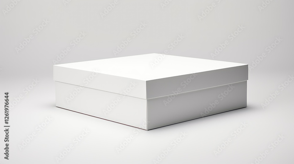plain white box with lid plain white box with lid