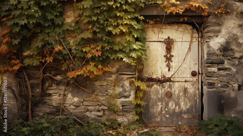peeling outside door