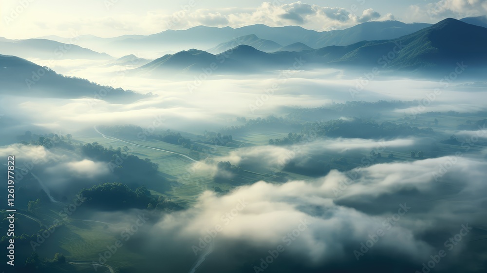 Obraz premium misty clouds texture