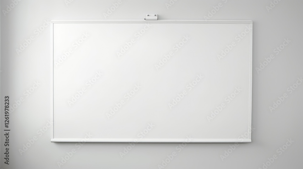 Obraz premium teaching blank white board