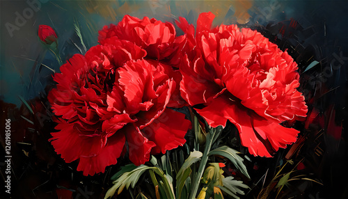 clavel rojo